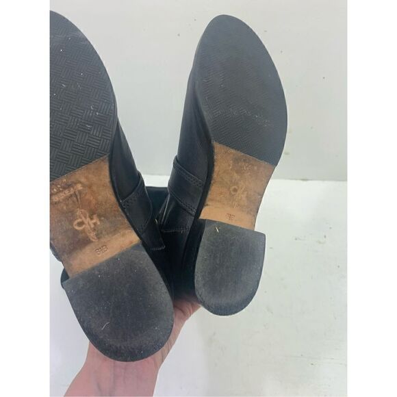 Cole Haan Whitley Black Suede Leather Boots Size 6.5 - Picture 6 of 7